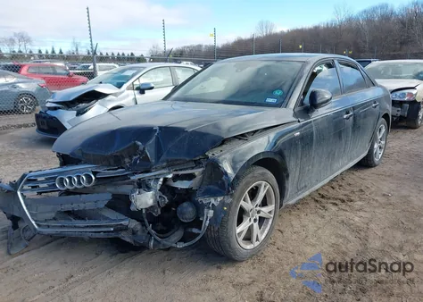 2018 Audi A4 2.0T Tech Ultra Premium/2.0T Ultra Premium z USA, uszkodzony, nr VIN WAUKMAF45JA112783